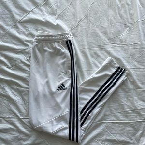 White Adidas Track Pants